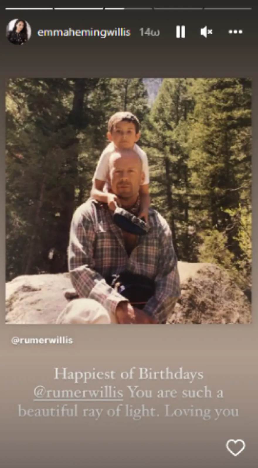 Μπρους Γουίλις: Το μουσικό ντουέτο με τον σύντροφο της κόρης του