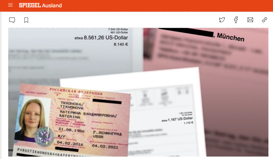 Αποκαλύψεις για τη χλιδάτη ζωή της κόρης του Πούτιν στη Γερμανία - Τη συνόδευε στρατιά σωματοφυλάκων