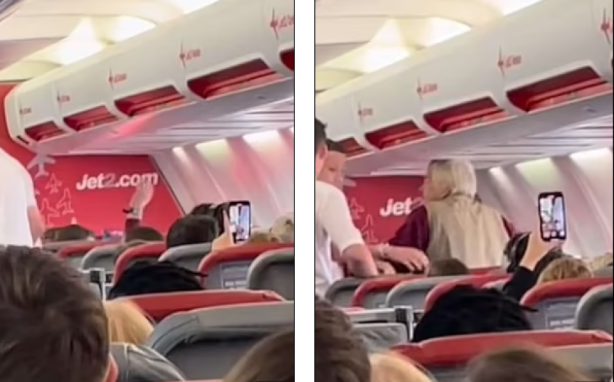 Πτήση εφιάλτης για Ρόδο: Γυναίκα ούρησε στο κάθισμα, έριξε χαστούκια και πήγε ν' ανοίξει την πόρτα 