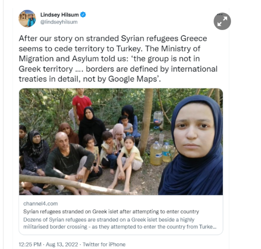 HumanRights360: Γιατί ομολόγησε η ΜΚΟ τα fake news για τους 38 μετανάστες στη νησίδα του Έβρου