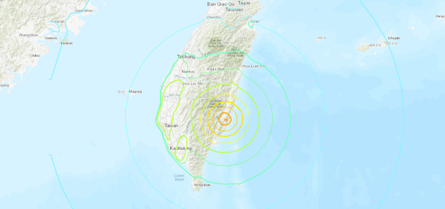 Σεισμός τώρα στην Ταϊβάν: Ισχυρή δόνηση 7,2 Ρίχτερ - Προειδοποίηση για τσουνάμι