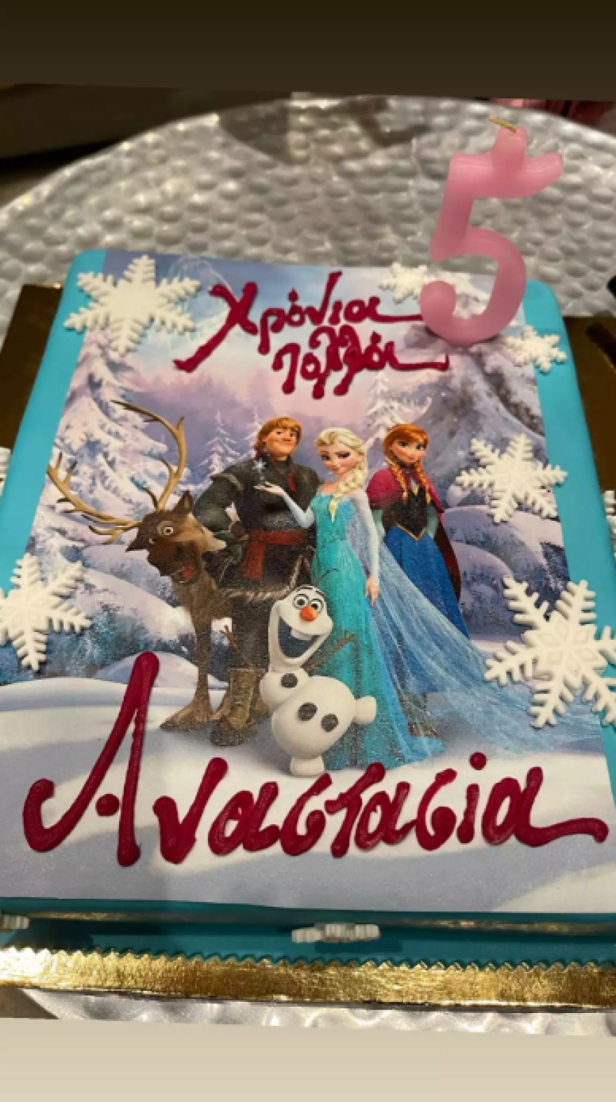 Ολυμπία Χοψονίδου – Βασίλης Σπανούλης: Γιόρτασαν τα 5α γενέθλια της κόρης τους, Αναστασίας