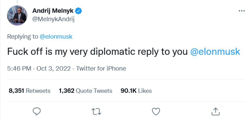 «Πόλεμος» στο Twitter μεταξύ Μασκ και Ζελένσκι για τον τερματισμό της εισβολής της Ρωσίας στην Ουκρανία