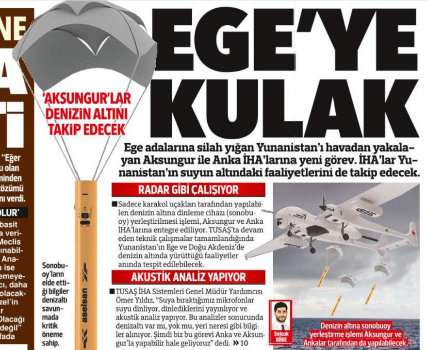 Τουρκία: Ρίχνουν υποθαλάσσια «μικρόφωνα» στο Αιγαίο για να «ακούν» τα ελληνικά υποβρύχια