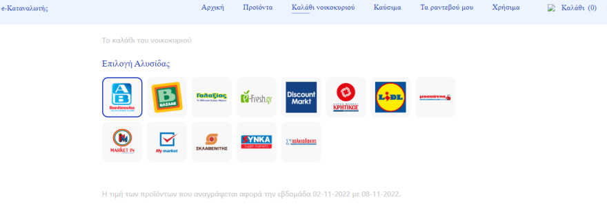 Καλάθι του νοικοκυριού: Πρεμιέρα σήμερα με 70+ προϊόντα στα ράφια των σούπερ μάρκετ