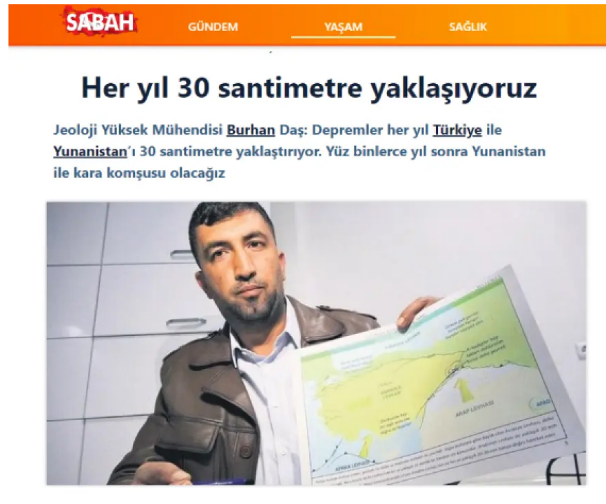 «Αυξάνεται η απόσταση Ελλάδας - Τουρκίας» - Οι Έλληνες επιστήμονες απαντούν στον Τούρκο γεωλόγο