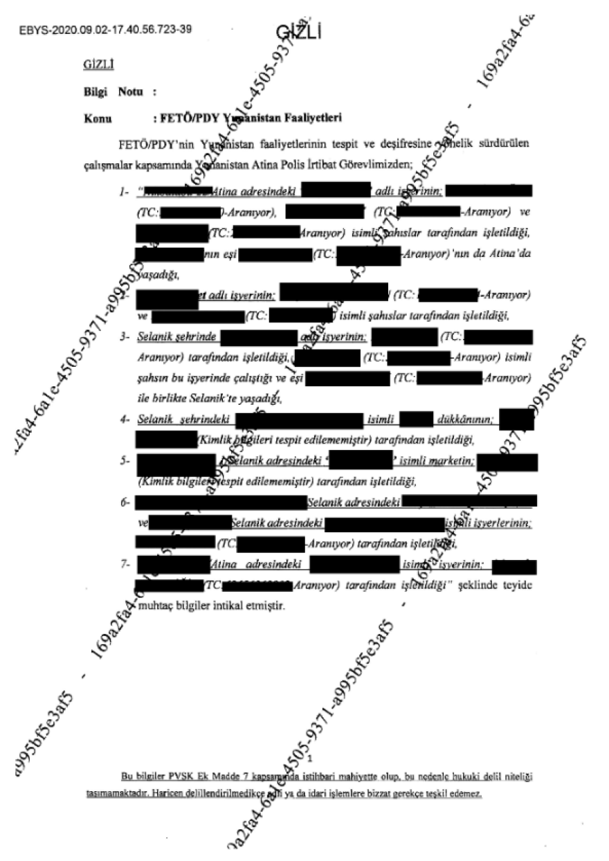 Nordic Monitor: Αστυνομικός της τουρκικής πρεσβείας στην Ελλάδα έψαχνε Γκιουλενιστές σε Αθήνα και Θεσσαλονίκη