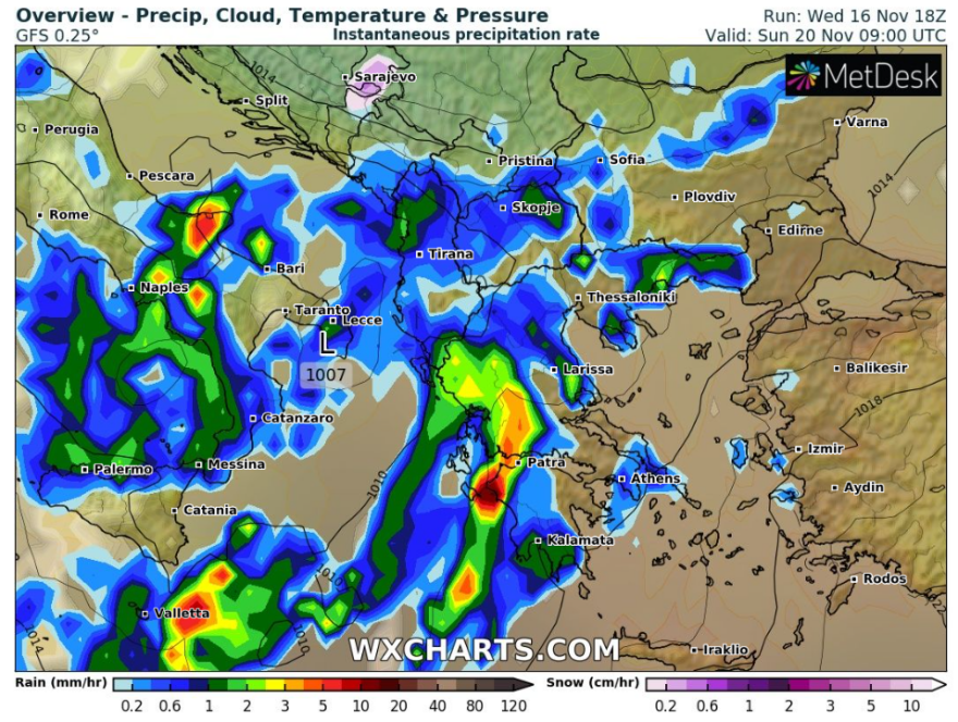 Καιρός: Επιδείνωση από τα βορειοδυτικά - Τρία «κύματα» κακοκαιρίας μέχρι το τέλος του μήνα