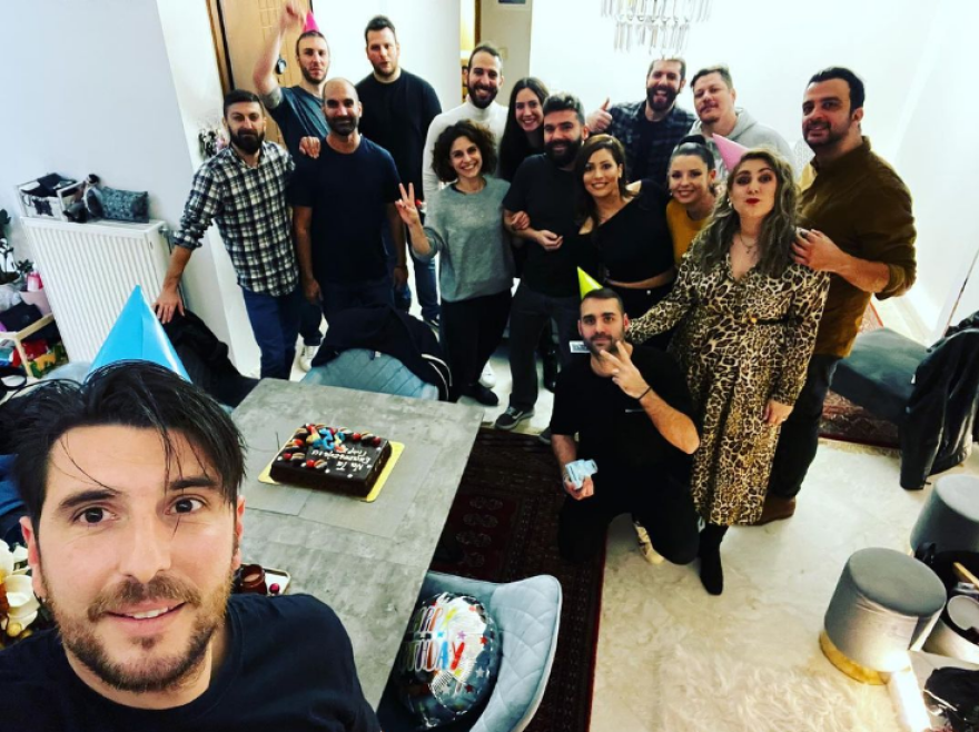 Γιώργος Γεροντιδάκης: Η φωτογραφία με τη σύντροφό του, Άσπα, στα γενέθλιά του