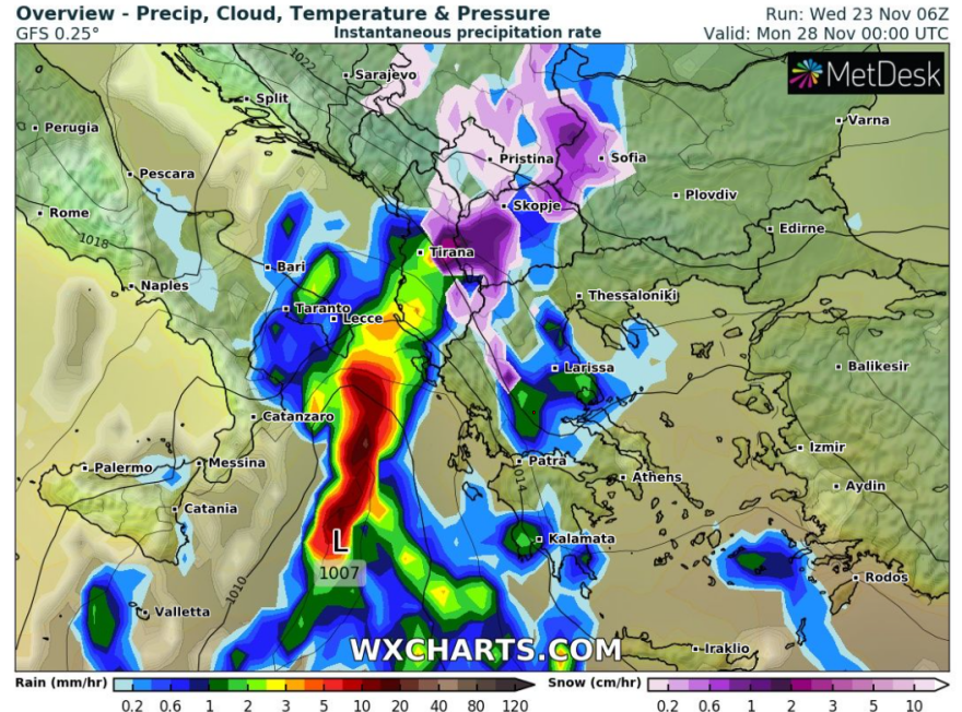 Καιρός - Κακοκαιρία «Denise»: Πού θα έχουμε καταιγίδες την Πέμπτη - Νέες βροχές μέσα στο Σαββατοκύριακο 