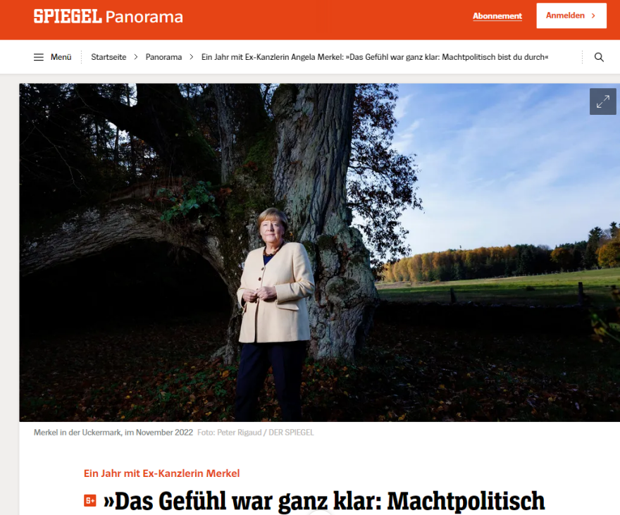 Μέρκελ: «Δεν είχα τη δύναμη να σταματήσω τα σχέδια του Πούτιν», είπε στο Spiegel