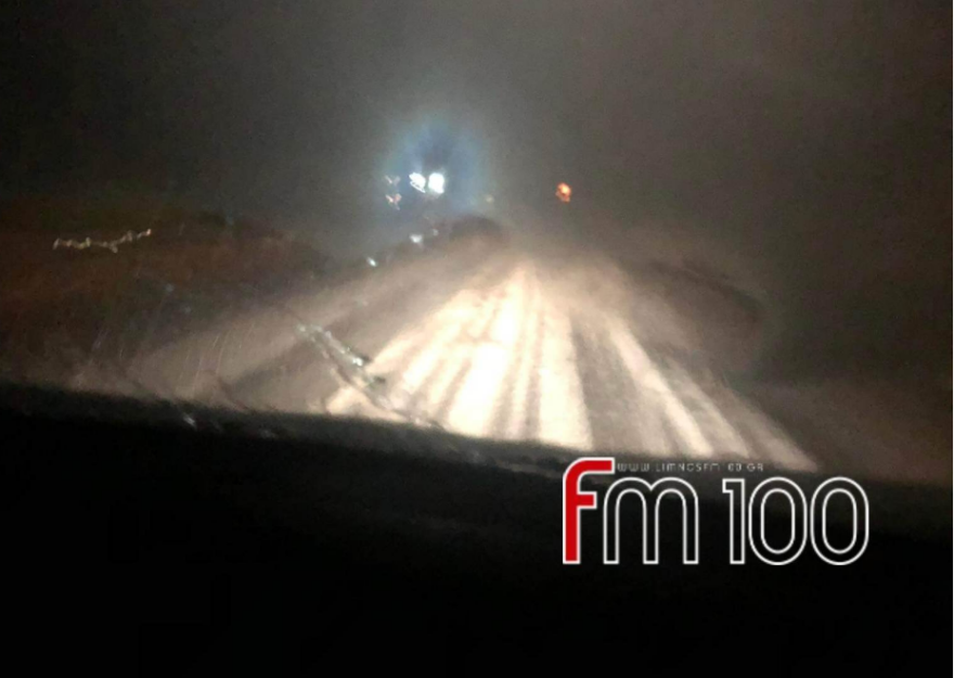 Καιρός: Το «έστρωσε» με χαλάζι στη Λήμνο - Δείτε φωτογραφίες και βίντεο