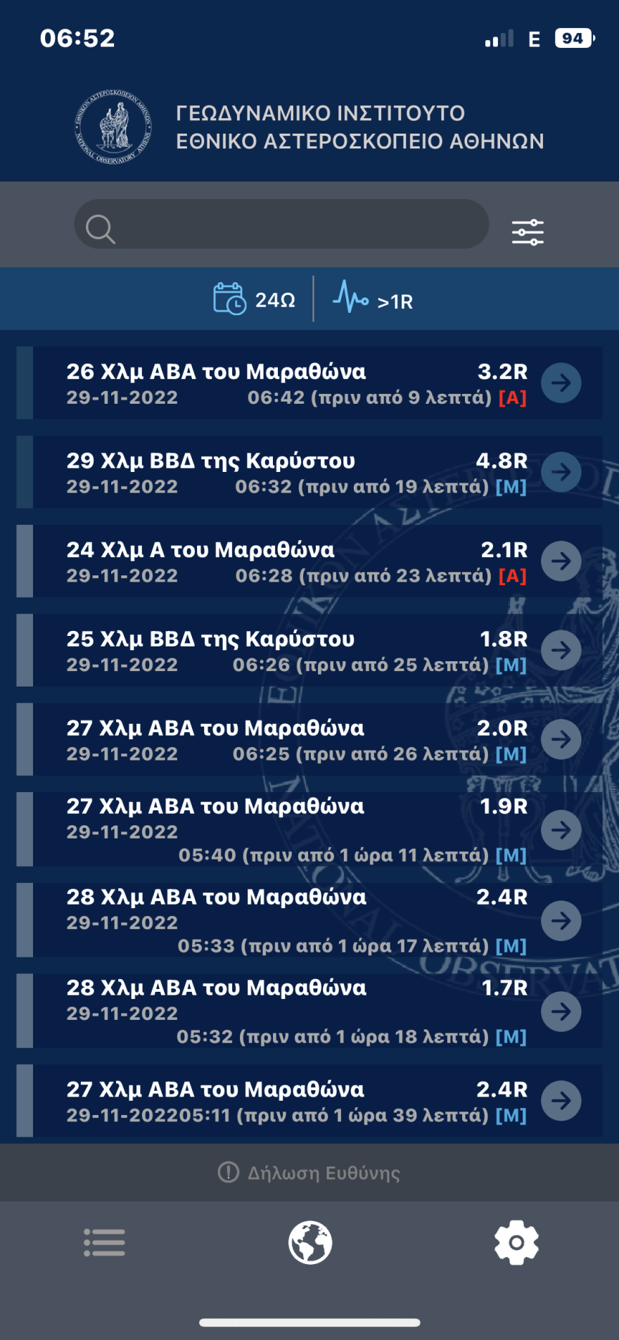 Σεισμός 4,2 Ρίχτερ μετά τα 4,8R στην ίδια περιοχή - «Χορεύουν» Αττική και Εύβοια