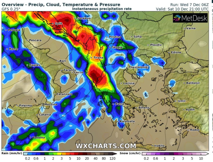Καιρός: Έρχονται λασποβροχές με αφρικανική σκόνη  - Ποιες περιοχές επηρεάζονται 