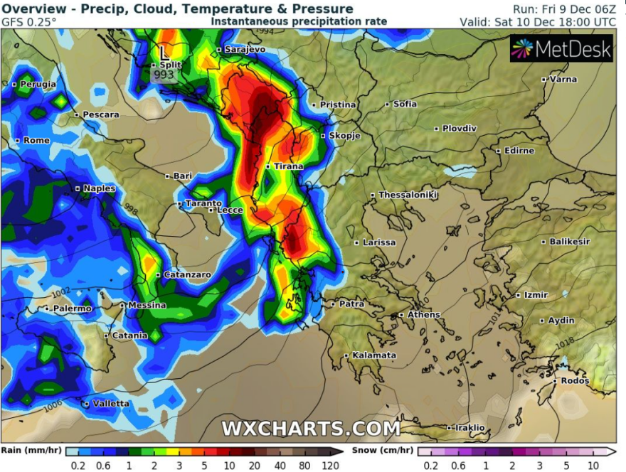 Καιρός: Έρχεται σημαντική κακοκαιρία από το μεσημέρι στα βορειοδυτικά - Καταιγίδες και στην Αττική από αύριο 