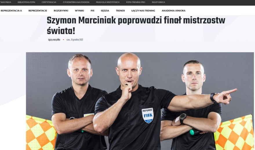 Μουντιάλ 2022: Ο Πολωνός Μαρτσίνιακ θα είναι ο διαιτητής του τελικού