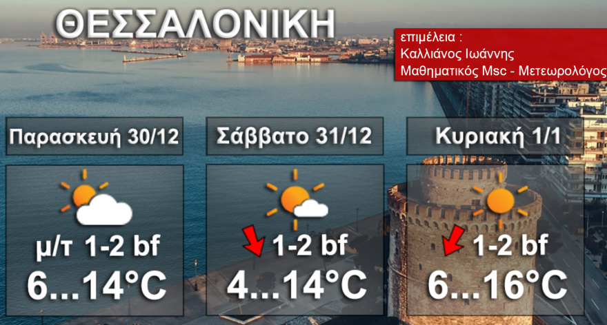 Καιρός - Γιάννης Καλλιάνος στο protothema: Πρωτοχρονιά με 18άρια - Θα δούμε κρύο τελικά μετά τα «Φώτα»; 