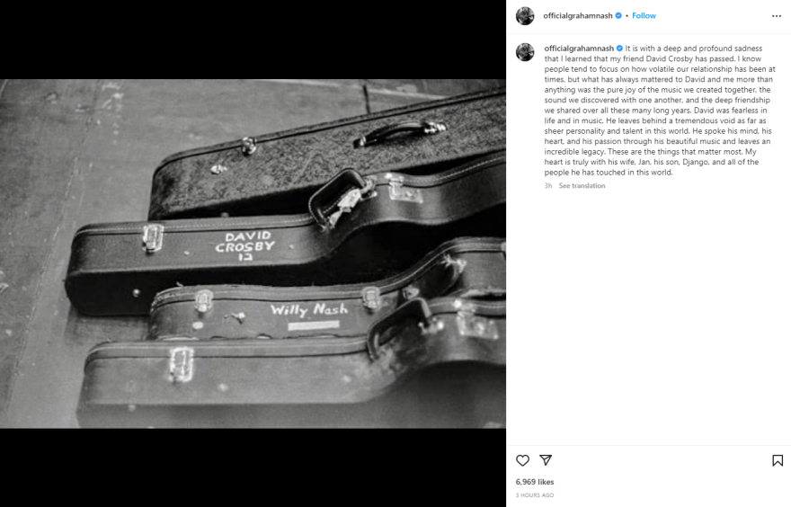 ΗΠΑ: Πέθανε σε ηλικία 81 ετών ο θρυλικός Αμερικανός μουσικός Ντέιβιντ Κρόσμπι 