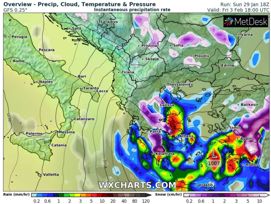Καιρός: Χιόνια σε ημιορεινά και πτώση της θερμοκρασίας σήμερα - Έρχεται «πολικός αεροχείμαρρος»