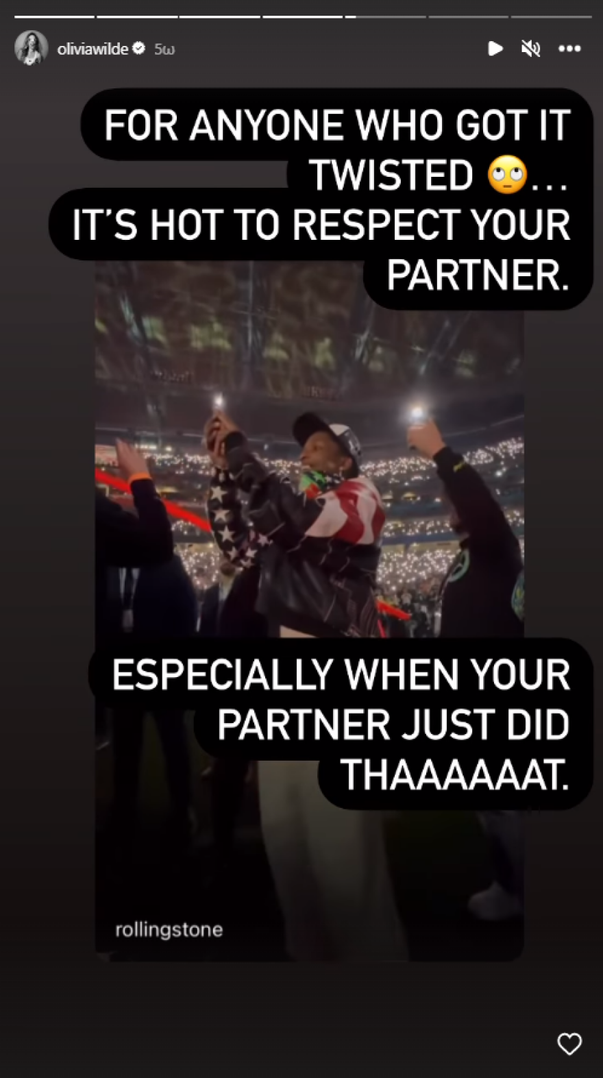 Ολίβια Γουάιλντ: Αποκαλεί τον Asap Rocky «καυτό» και κάνει tag τη Ριάνα