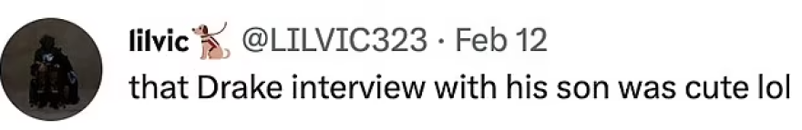 Drake: Ενθουσιασμένοι οι θαυμαστές του με τη συνέντευξη που έδωσε με τον γιο του - «Το καλύτερο βίντεο στο YouTube»