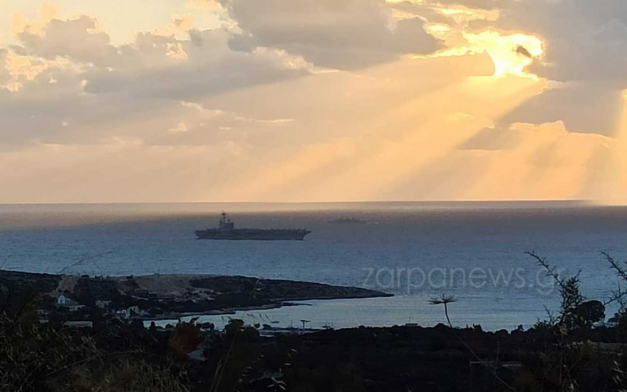 Χανιά: Κατέπλευσε στη Σούδα το αεροπλανοφόρο «USS George H.W. Bush» - Φωτογραφίες