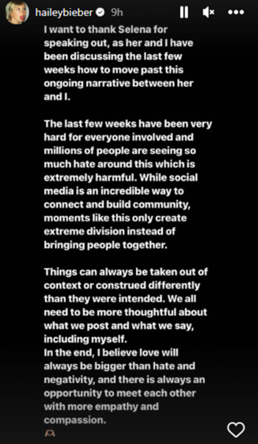 Χείλι Μπίμπερ: «Σελένα ευχαριστώ» - Τέλος η κόντρα με την Γκόμεζ