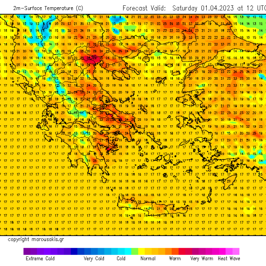 Καιρός: Καλοκαίρι με 27 βαθμούς το  Σαββατοκύριακο, κακοκαιρία από Δευτέρα προβλέπει ο Μαρουσάκης