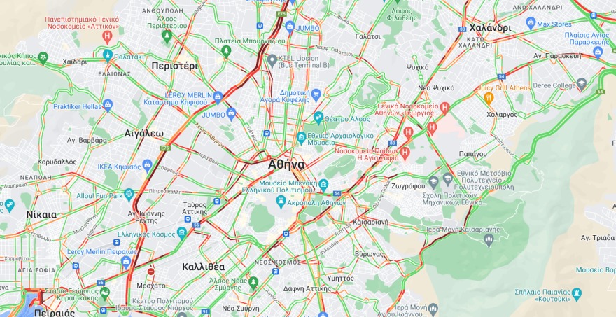 Έξοδος Πάσχα - Δείτε Live την κίνηση: Μεγάλες καθυστερήσεις σε Κηφισό - Σε ποιους δρόμους υπάρχουν προβλήματα 