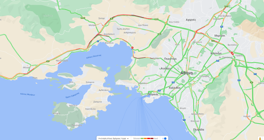 Αδειάζει η Αθήνα: Η μεγαλύτερη έξοδος των τελευταίων χρόνων - Δείτε live την κίνηση 