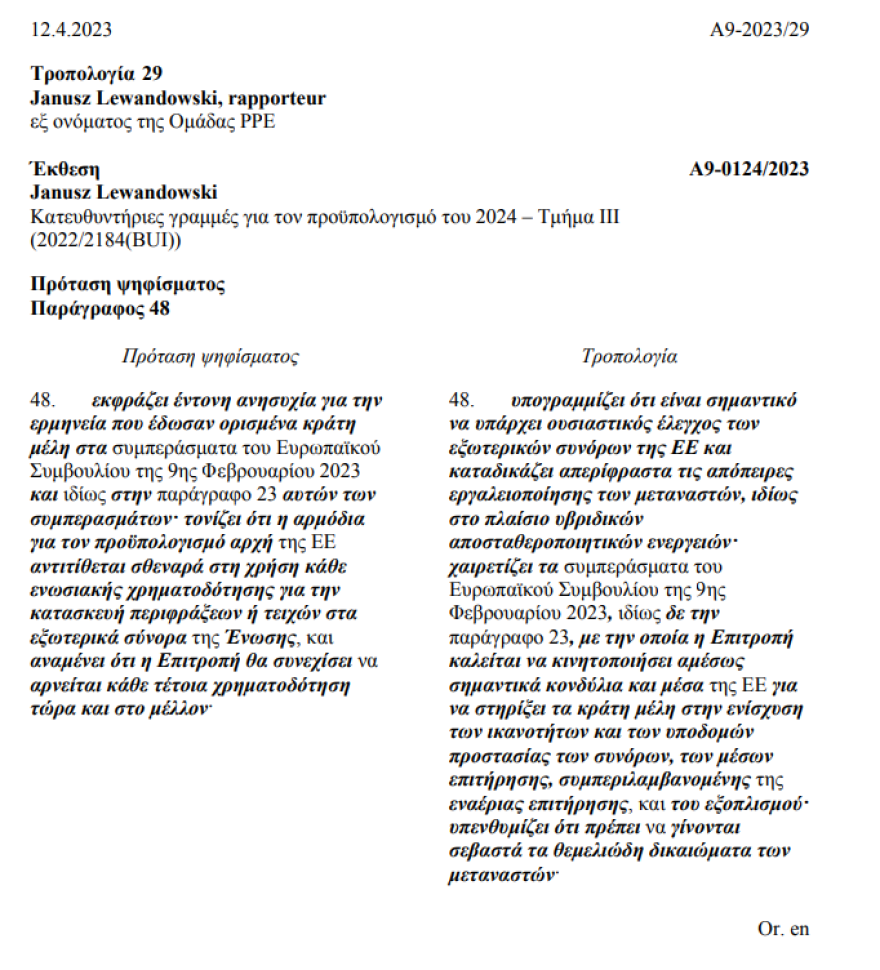 Φράχτης στον Έβρο: Ευρωπαϊκό «ράπισμα» στην «τροπολογία Παπαδημούλη»