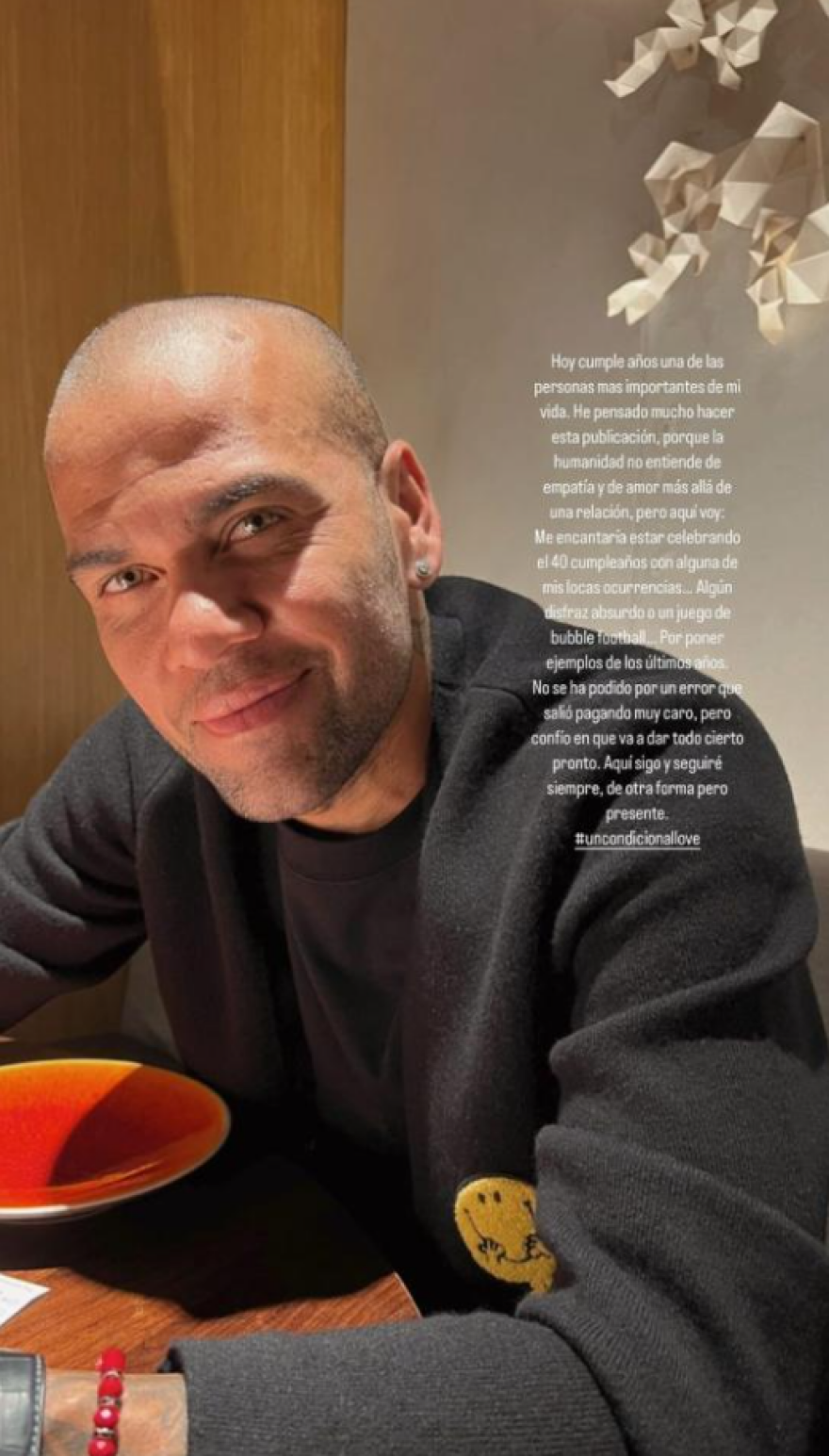 Τζοάνα Σανθ: Η ανάρτησή της για τα γενέθλια του φυλακισμένου Ντάνι Άλβες - «Είμαι εδώ και θα συνεχίσω να είμαι»