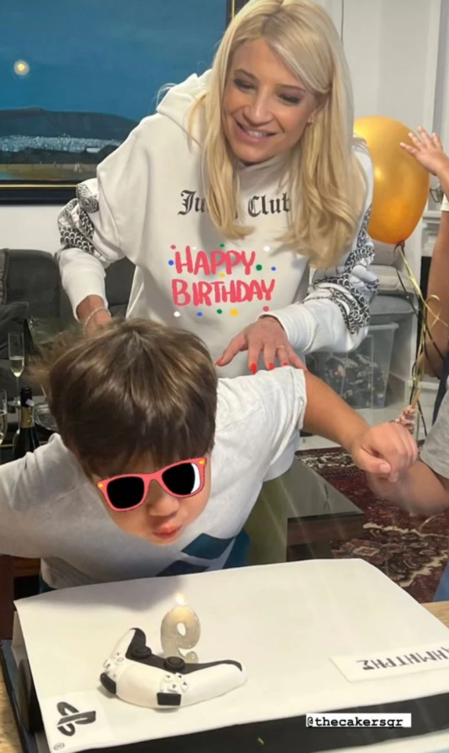 Φαίη Σκορδά: Γιόρτασε τα γενέθλια του γιου της, Δημήτρη Λιάγκα - Δείτε φωτογραφίες