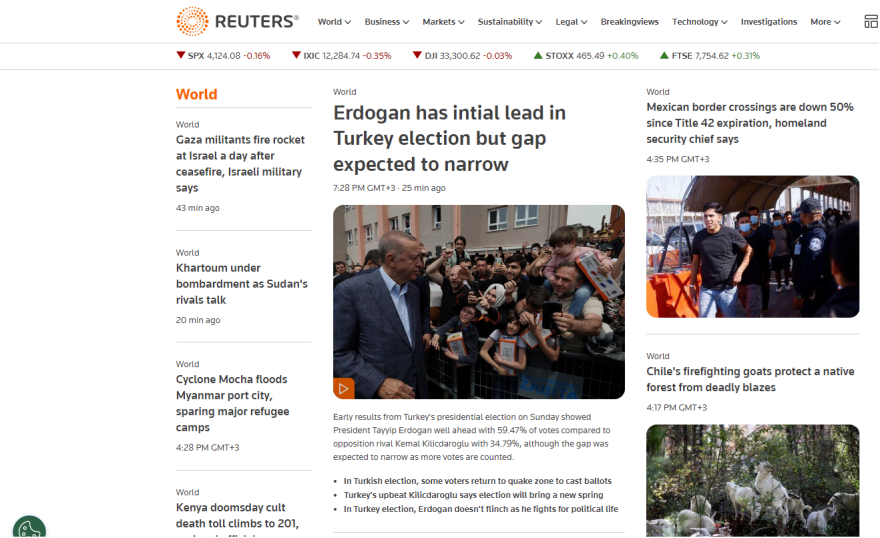 Εκλογές στην Τουρκία: Στραμμένα τα βλέμματα του ξένου Τύπου στην μονομαχία Ερντογάν - Κιλιτσντάρογλου