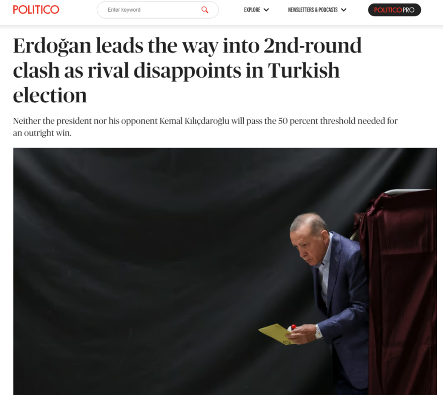 Εκλογές στην Τουρκία: Ρυθμιστής των εκλογών στην Τουρκία ο εθνικιστής Ογάν με 5%, λέει το Politico