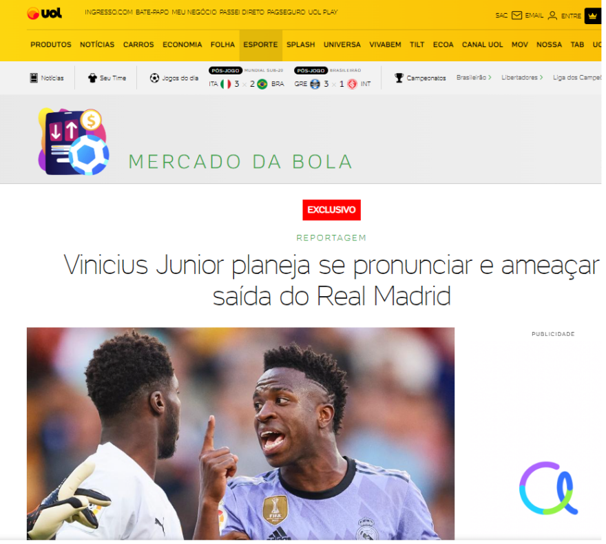 Ρεάλ Μαδρίτης: Ο Βινίσιους μετά τη ρατσιστική επίθεση που δέχθηκε παραθέτει συνέντευξη Τύπου κι απειλεί με αποχώρηση