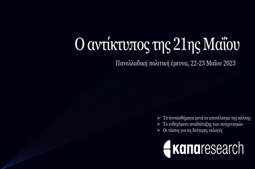 Δημοσκόπηση Kapa για τον αντίκτυπο της κάλπης: Η ΝΔ πρέπει να κερδίσει αυτοδυναμία, λέει το 56%