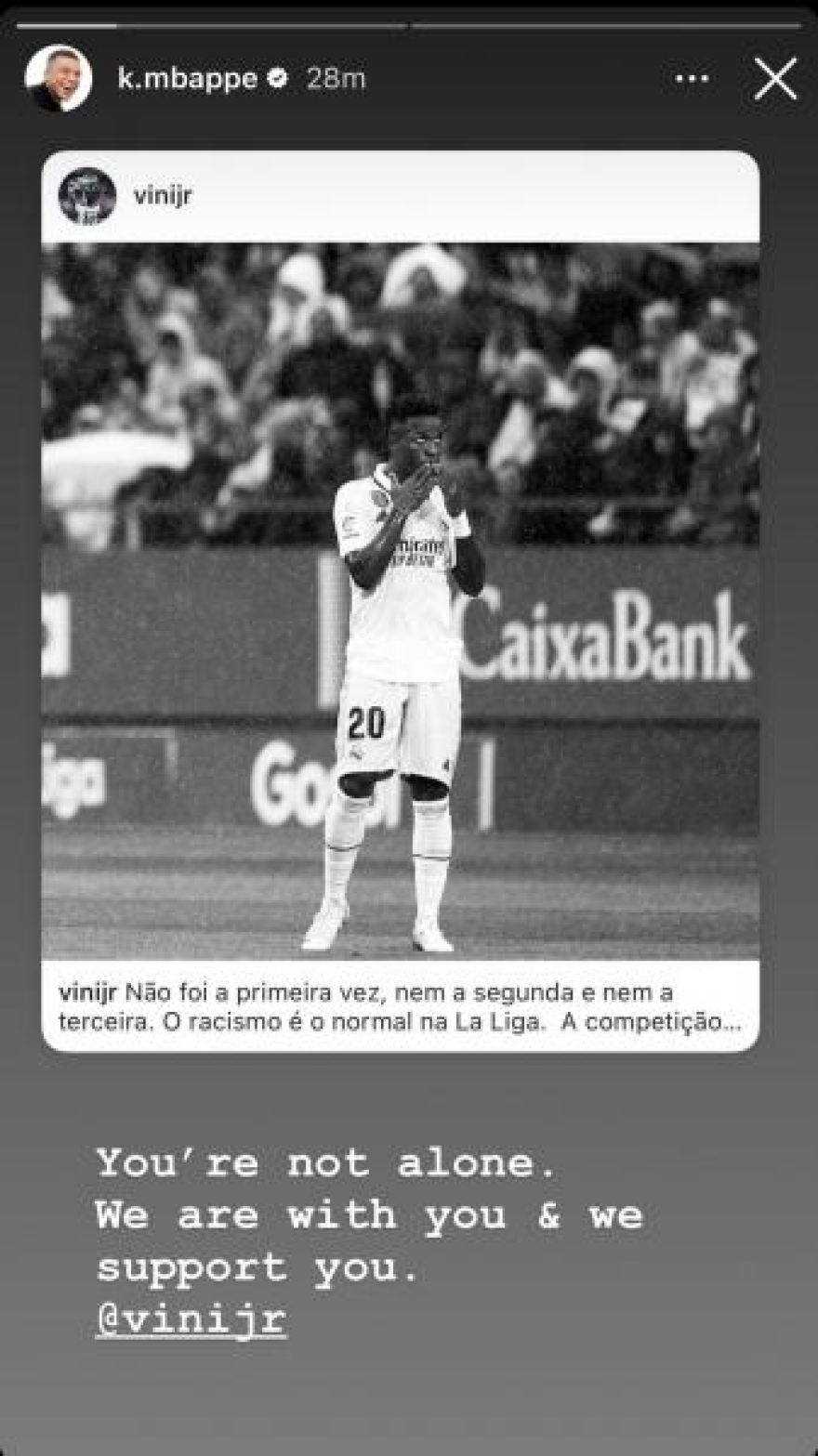 Ρεάλ Μαδρίτης - Ο Βινίσιους λέει «ως εδώ» με τον ρατσισμό - Συλλήψεις στην Ισπανία, κύμα συμπαράστασης