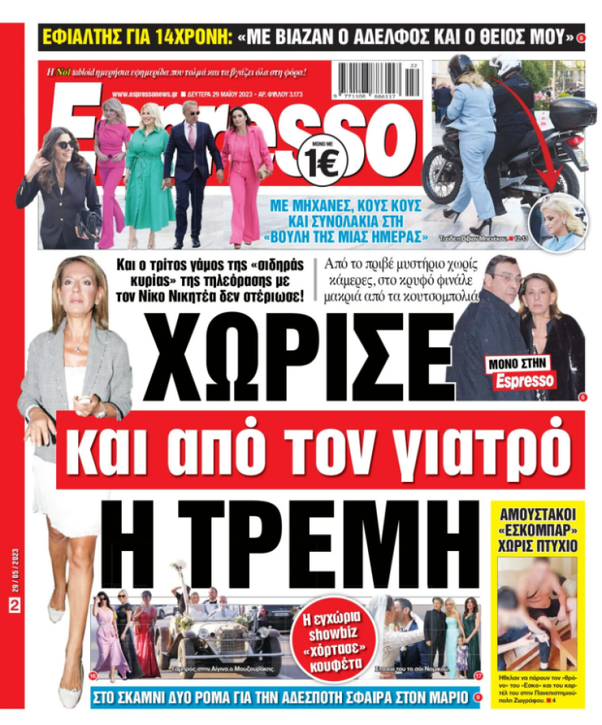 Όλγα Τρέμη: Διαζύγιο για τη δημοσιογράφο και τον Νίκο Νικητέα