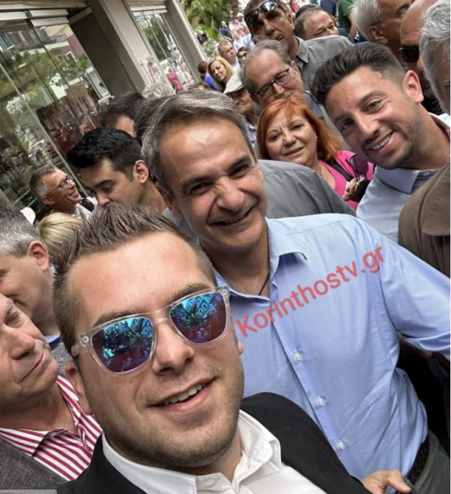 Εκλογές 2023 - Στο Λουτράκι ο Μητσοτάκης: Συνάντηση με πολίτες και καταστηματάρχες