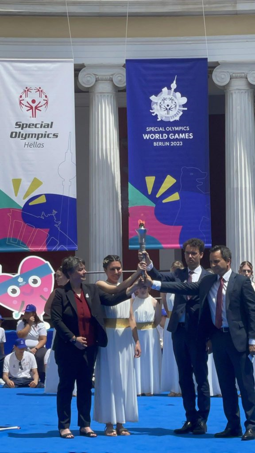 «Φλόγα της Ελπίδας»: Μηνύματα αλληλεγγύης από το Ζάππειο για τους Special Olympics Berlin 2023