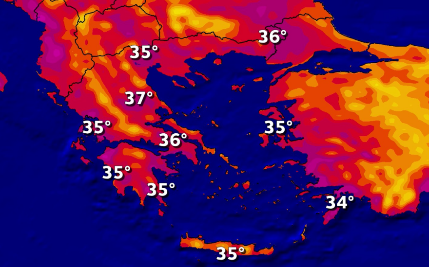 Καιρός: Αρχίζουν να θυμίζουν καλοκαίρι οι θερμοκρασίες - Δείτε χάρτες