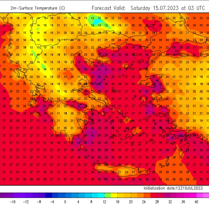 Καιρός: Προειδοποίηση μετεωρολόγων για καύσωνα εννέα ημέρων - Μέρα μέρα οι θερμοκρασίες ανά περιοχή 