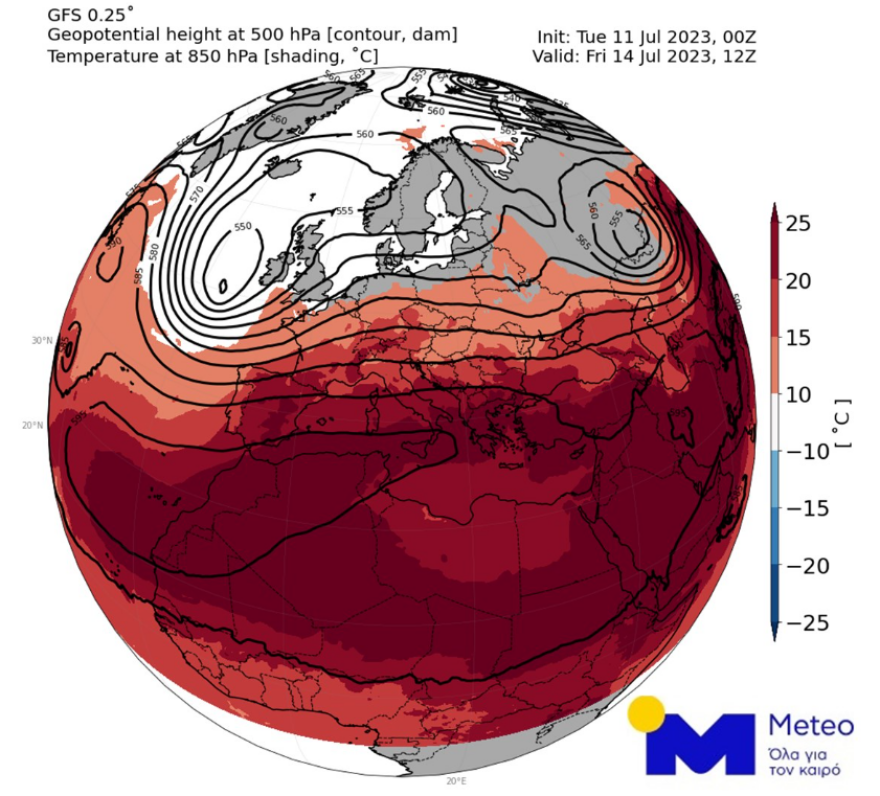 Καιρός: Προειδοποίηση μετεωρολόγων για καύσωνα εννέα ημέρων - Μέρα μέρα οι θερμοκρασίες ανά περιοχή 