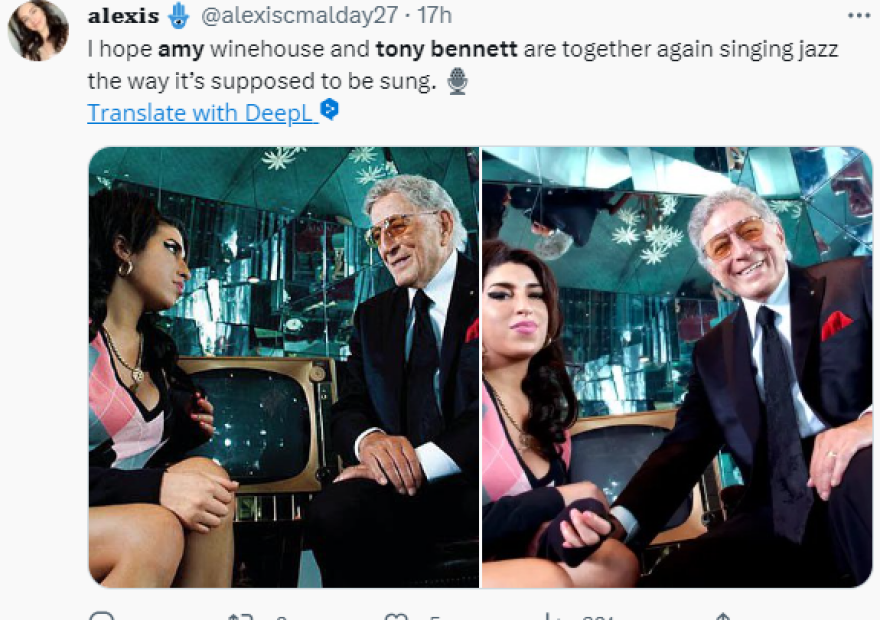 Τόνι Μπένετ: Ξανά viral το αξέχαστο ντουέτο με την Έιμι Γουάινχαουζ - «Τώρα τραγουδάτε μαζί από εκεί ψηλά»