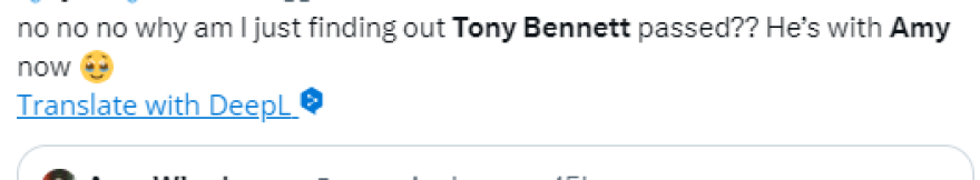 Τόνι Μπένετ: Ξανά viral το αξέχαστο ντουέτο με την Έιμι Γουάινχαουζ - «Τώρα τραγουδάτε μαζί από εκεί ψηλά»