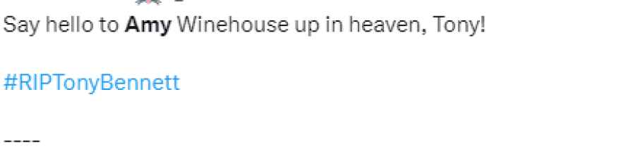 Τόνι Μπένετ: Ξανά viral το αξέχαστο ντουέτο με την Έιμι Γουάινχαουζ - «Τώρα τραγουδάτε μαζί από εκεί ψηλά»