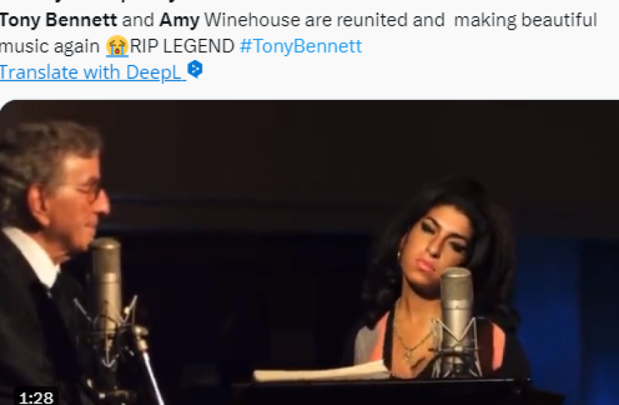 Τόνι Μπένετ: Ξανά viral το αξέχαστο ντουέτο με την Έιμι Γουάινχαουζ - «Τώρα τραγουδάτε μαζί από εκεί ψηλά»