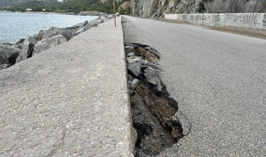 Ένας από τους πιο επικίνδυνους δρόμους της Αττικής καταλήγει στην παραλία της Ψάθας - Δείτε φωτογραφίες