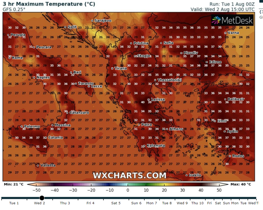 Καιρός: Έρχονται ξανά 40άρια - Πότε και πού θα ανέβει ο υδράργυρος